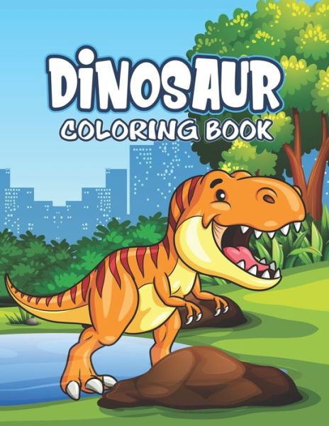 Cover for Platinum Press · Dinosaur Coloring Book (Taschenbuch) (2019)