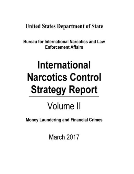 Cover for Bureau for International Narcotics and L · International Narcotics Control Strategy Report (Paperback Book) (2017)