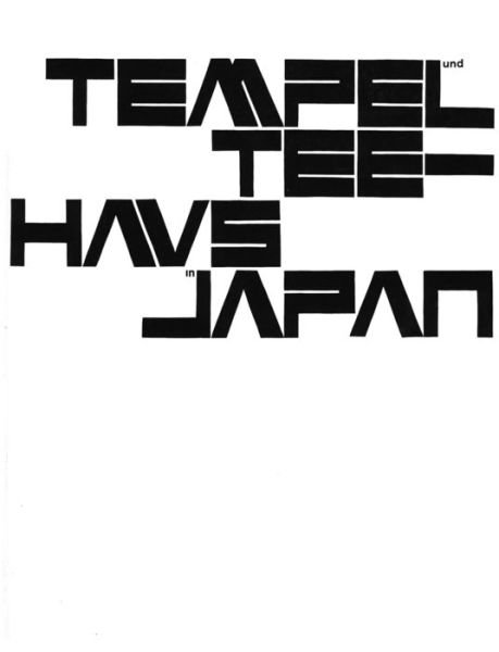 Cover for Werner Blaser · Tempel und Teehaus in Japan (Paperback Bog) (2021)