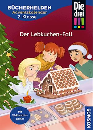 Cover for Anne Scheller · Die drei !!!, Bücherhelden 2. Klasse, Adventskalender, Der Lebkuchen-Fall (Book) (2024)