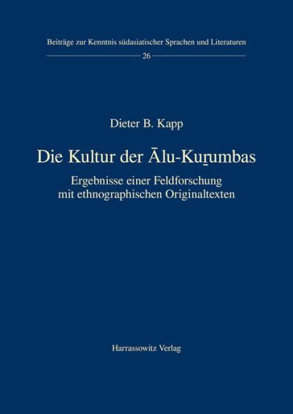 Die Kultur der Alu-Ku umbas - Kapp - Books -  - 9783447109482 - December 7, 2017