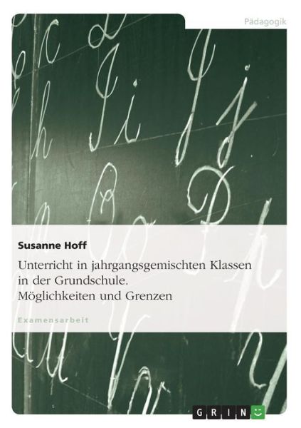 Cover for Hoff · Unterricht in jahrgangsgemischten (Book) (2007)