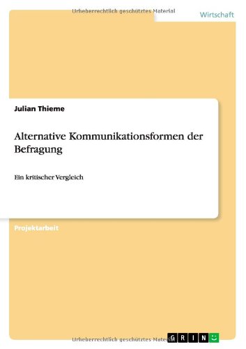 Cover for Thieme · Alternative Kommunikationsformen (Book) [German edition] (2013)