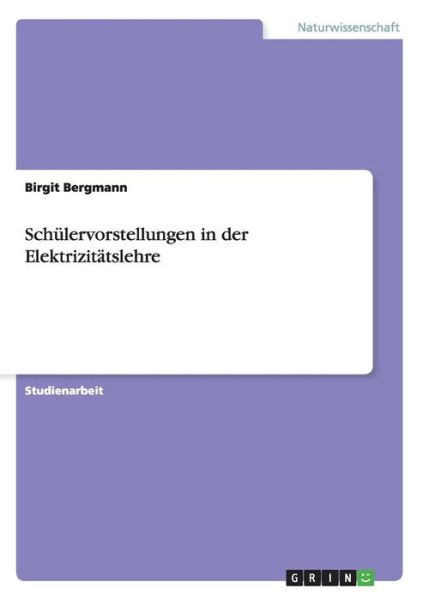 Schülervorstellungen in der El - Bergmann - Books -  - 9783668010482 - July 15, 2015