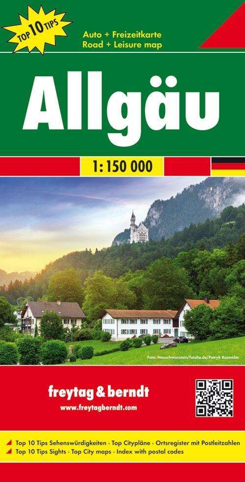 Cover for Freytag &amp; Berndt · Freytag &amp; Berndt Road + Leisure Map: Allgäu (Hardcover Book) (2015)