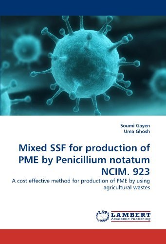 Mixed Ssf for Production of Pme by Penicillium Notatum Ncim. 923: a Cost Effective Method for Production of Pme by Using Agricultural Wastes - Uma Ghosh - Libros - LAP LAMBERT Academic Publishing - 9783844326482 - 10 de abril de 2011