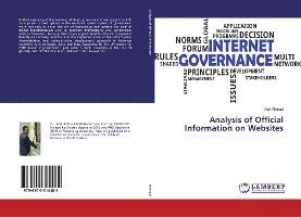 Cover for Ahmad · Analysis of Official Information (Book)