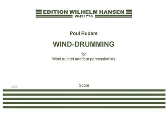 Cover for Poul Ruders · Poul Ruders: Wind-drumming (Score) (Partituren) (2015)