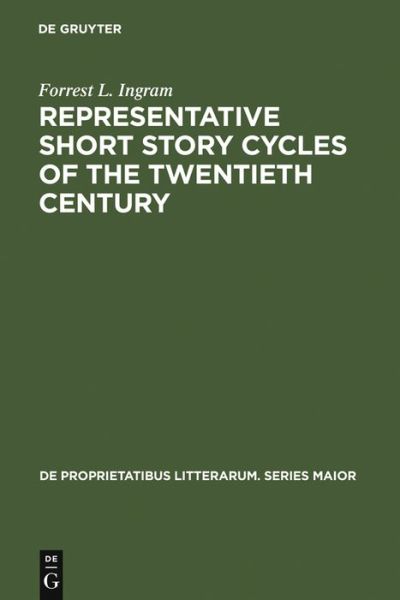 Representative Short Story Cycle - Ingram - Książki - De Gruyter - 9789027918482 - 1971