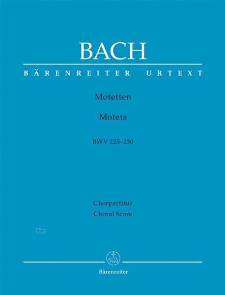 Cover for Johann Sebastian Bach · Bach:motetten Bwv225-230,part.ba5193 (Buch)