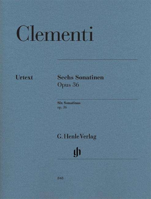 Cover for Clementi · Sechs Sonatinen,Kl.HN848 (Bok) (2018)