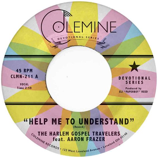 Cover for Aaron Frazer · Help Me to Understand / Look Up! (Blue Vinyl) (7&quot;) (2023)