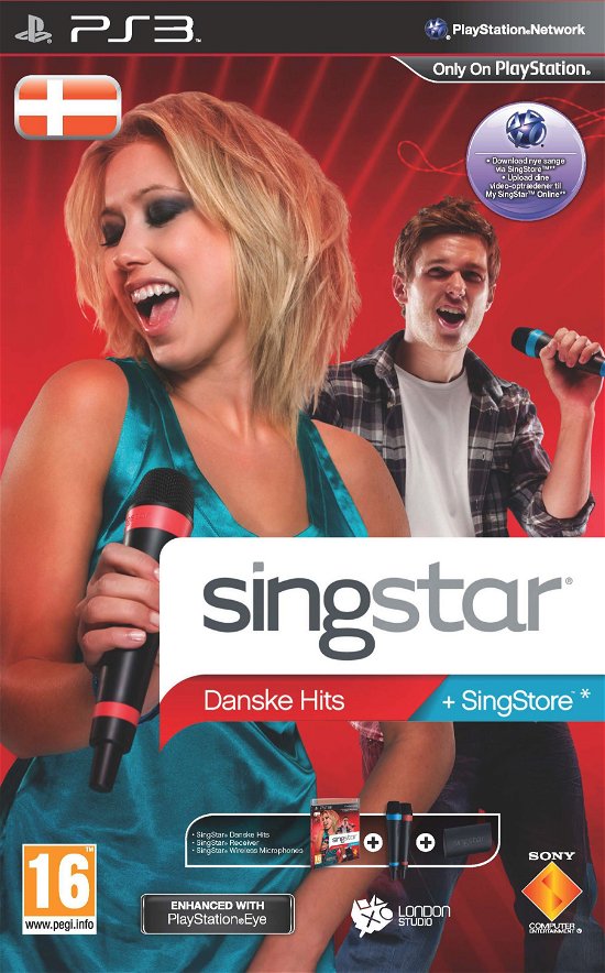 Cover for Spil-playstation 3 · Singstar Danske Hits S.A. (PS3) (2011)