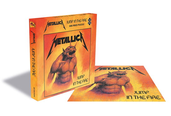 Metallica Jump In The Fire (500 Piece Jigsaw Puzzle) - Metallica - Lautapelit - METALLICA - 0803341518483 - perjantai 12. maaliskuuta 2021