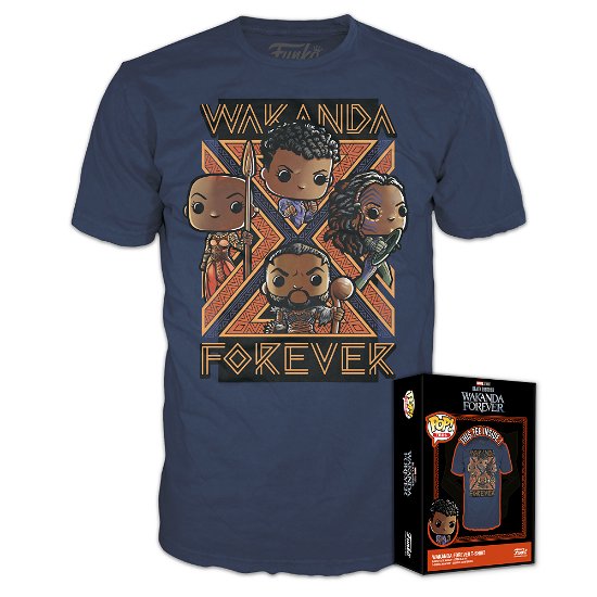 Funko Boxed Tee: Marvel Black Panther Wakanda Forever T-shirt - Funko - Merchandise -  - 0889698719483 - 1. april 2023