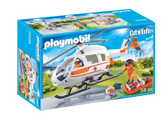 Cover for Playmobil · Eerste hulp helikopter Playmobil (70048) (Toys) (2020)