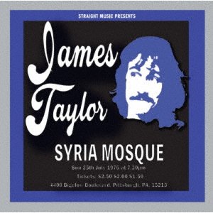 Cover for James Taylor · Live at Syria Mosque Wdve Fm 1976 (CD) [Japan Import edition] (2021)