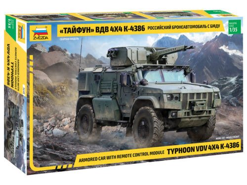 Cover for Zvezda · 1/35 K-4386 Typhoon Russian Armoured 4x4 Car Rcm (2/23) * (Toys)