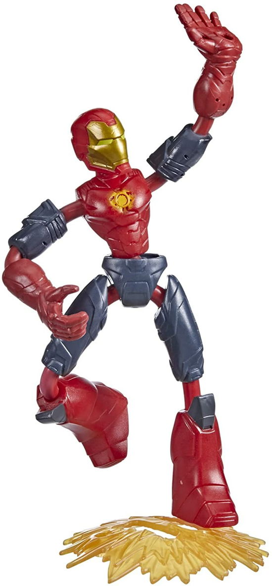 Bend N Flex Missions Iron Man Fire Mission - Marvel Avengers - Merchandise - Hasbro - 5010993954483 - 