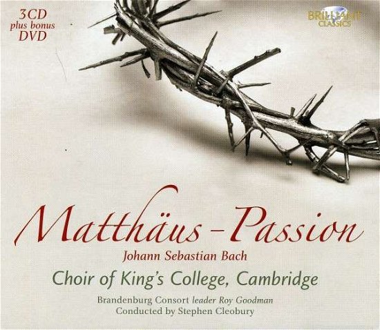 Matthäus-passion (Ga) - Cambridge Kings College Choir - Musik - BRILLIANT CLASSICS - 5028421942483 - 4. marts 2011