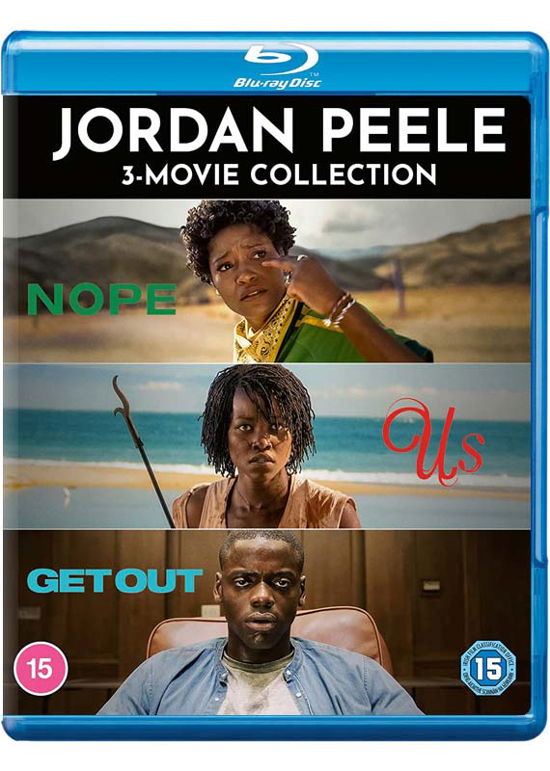 Cover for Jordan Peele Col BD · Jordan Peele - Nope / Us / Get Out (Blu-ray) (2022)
