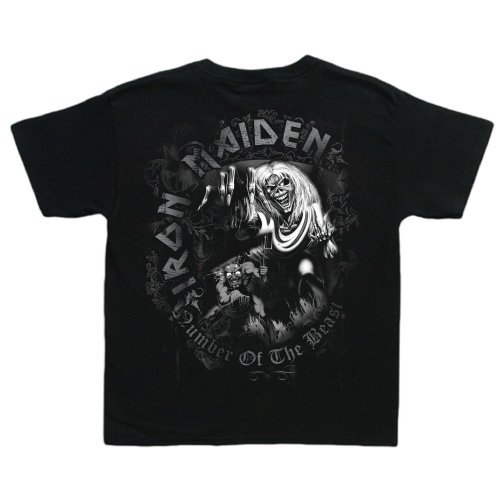Iron Maiden: Number Of The Beast (T-Shirt Neonato 6-12 Mesi) - Iron Maiden - Annan - Global - Apparel - 5055295394483 - 