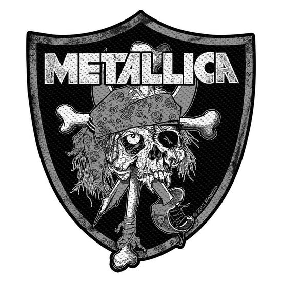 Metallica Standard Woven Patch: Raiders Skull - Metallica - Fanituote - PHD - 5055339746483 - maanantai 19. elokuuta 2019