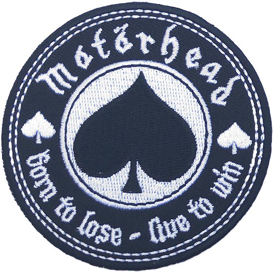 Cover for Motörhead · Motorhead Standard Woven Patch: Born to Love, Live to Win (Patch)