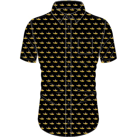 Cover for The Beatles · The Beatles Unisex Casual Shirt: Yellow Submarine All-Over-Print (Kläder) [size M] [Black - Unisex edition]