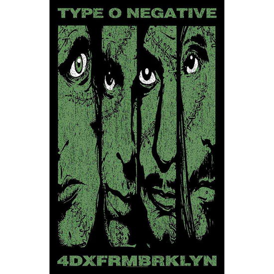 Type O Negative Textile Poster: 4DXFRMBRKLYN - Type O Negative - Gadżety -  - 5056365724483 - 