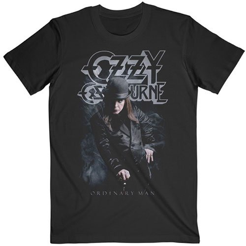 Cover for Ozzy Osbourne · Ozzy Osbourne Unisex T-Shirt: Ordinary Man Standing (T-shirt) [size S] [Black - Unisex edition]