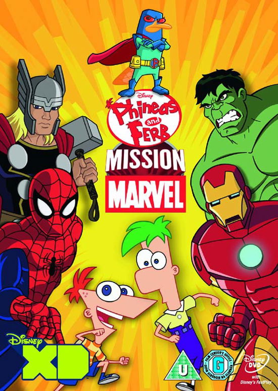 Cover for Phineas And Ferb Mission Marvel · Phineas And Ferb - Mission Marvel (DVD) (2013)