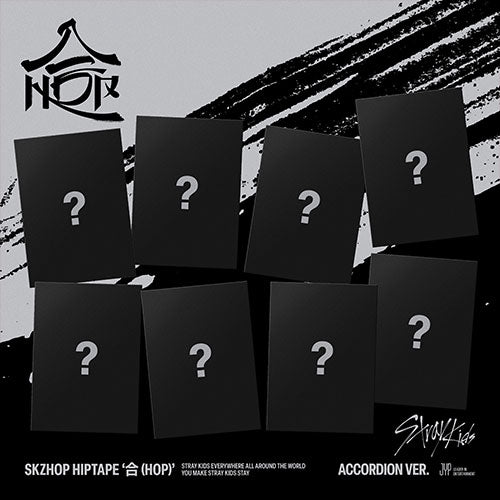 Cover for STRAY KIDS · SKZhop HipTape [合 (HOP)] (Płyta CD/Gadżety) [Accordion + Pre-order Selfie Photocard edition] (2024)