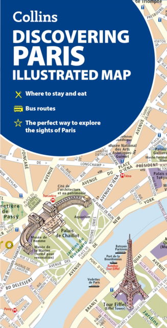 Collins Maps · Discovering Paris Illustrated Map: Ideal for Exploring 