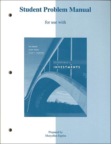 Cover for Zvi Bodie · Student Problem Manual for use with Essentials of Investments 5th Edition (Paperback Book) (2003)