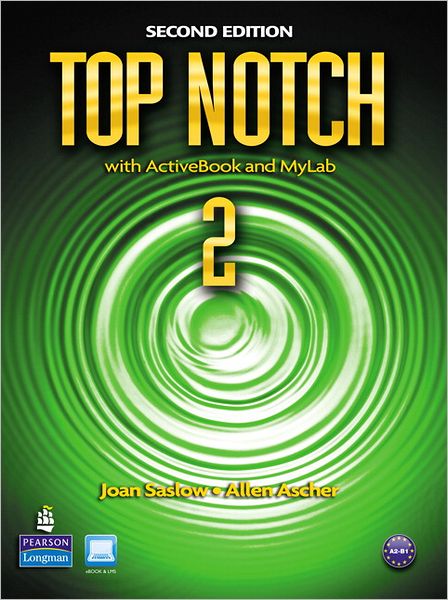 Cover for Saslow · Top Notch 2 with ActiveBook and (Book) (2011)