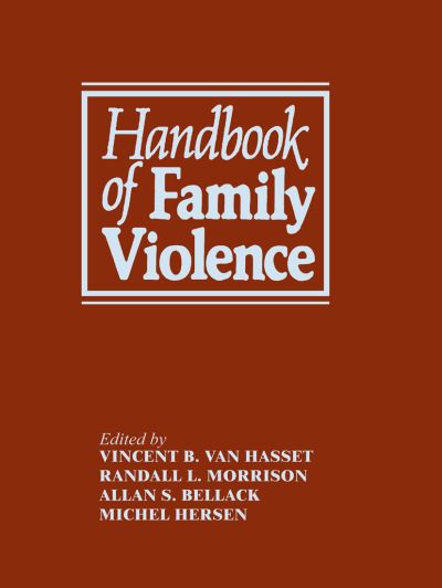 Cover for Van Hasselt · Handbook of Family Violence (Hardcover Book) [1988 edition] (1987)