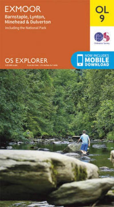 Cover for Ordnance Survey · Exmoor, Barnstaple, Lynton, Minehead &amp; Dulverton - OS Explorer Map (Map) [May 2015 edition] (2015)