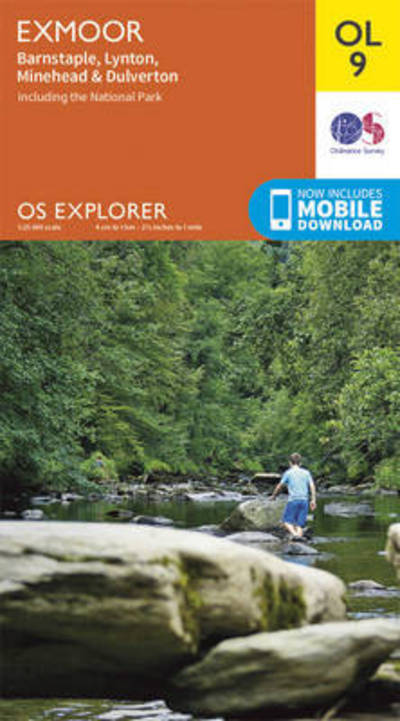 Exmoor, Barnstaple, Lynton, Minehead & Dulverton - OS Explorer Map - Ordnance Survey - Livros - Ordnance Survey - 9780319242483 - 10 de junho de 2015