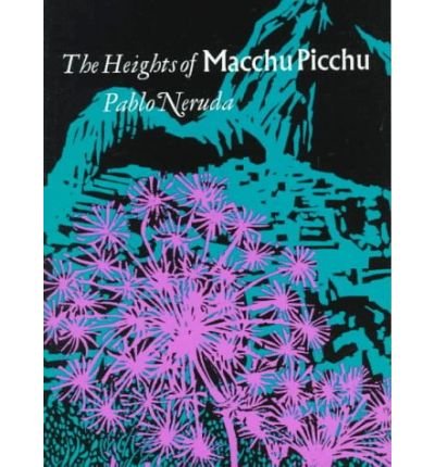 Cover for Pablo Neruda · The Heights of Macchu Picchu (Paperback Book) [English And Spanish edition] (1966)