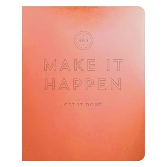 Make It Happen Copper Deluxe Pocket Undated Planner - Galison - Merchandise - Galison - 9780735352483 - September 1, 2017