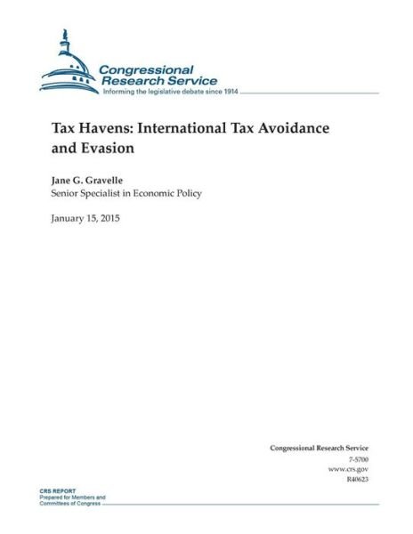 Cover for Congressional Research Service · Tax Havens: International Tax Avoidance and Evasion (Taschenbuch) (2015)