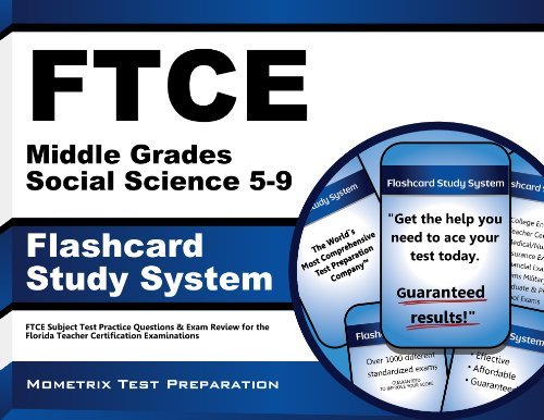 Cover for Ftce Exam Secrets Test Prep Team · Ftce Middle Grades Social Science 5-9 Flashcard Study System: Ftce Test Practice Questions &amp; Exam Review for the Florida Teacher Certification Examinations (Cards) (Pocketbok) [Flc Crds edition] (2023)