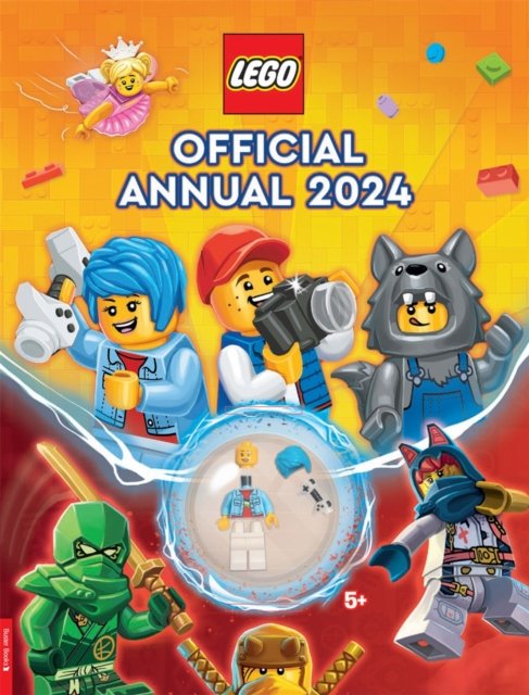 Cover for Lego® · LEGO® Books: Official Annual 2024 (with gamer LEGO® minifigure) - LEGO® Annual (Gebundenes Buch) (2023)