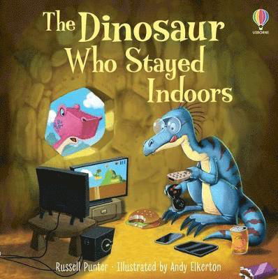 The Dinosaur who Stayed Indoors - Picture Books - Russell Punter - Books - Usborne Publishing Ltd - 9781803702483 - January 5, 2023