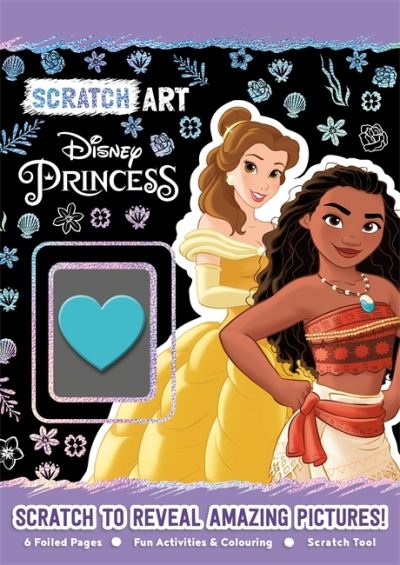 Disney Princess: Scratch Art - With foiled pages, activities and colouring! - Walt Disney - Bøker - Bonnier Books Ltd - 9781837714483 - 29. februar 2024