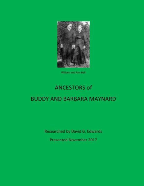 Cover for David G Edwards · Ancestors of Buddy and Barbara Maynard (Paperback Book) (2017)