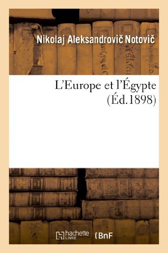 Cover for Notovi -n · L Europe et L Egypte (Paperback Book) [French edition] (2013)