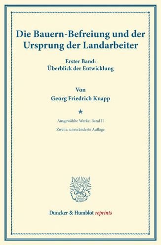 Cover for Knapp · Die Bauernbefreiung (Bok) (2013)