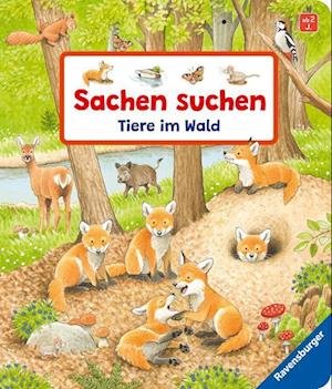 Cover for Susanne Gernhäuser · Sachen suchen: Tiere im Wald (Kartongbok) (2022)